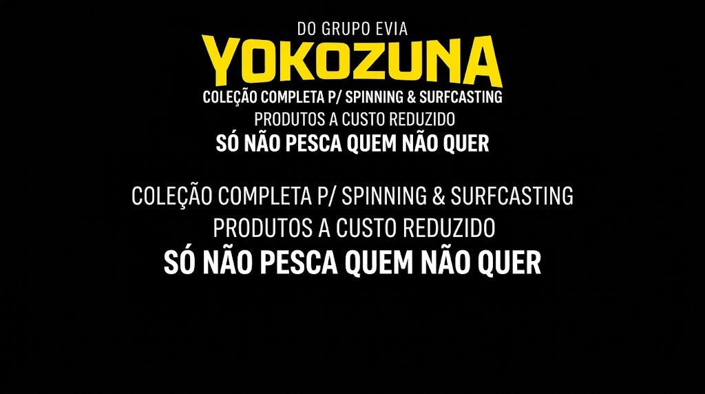 Yokozuna — Amostras, Canas e Carretos (Grupo Evia) - Barracuda Pesca