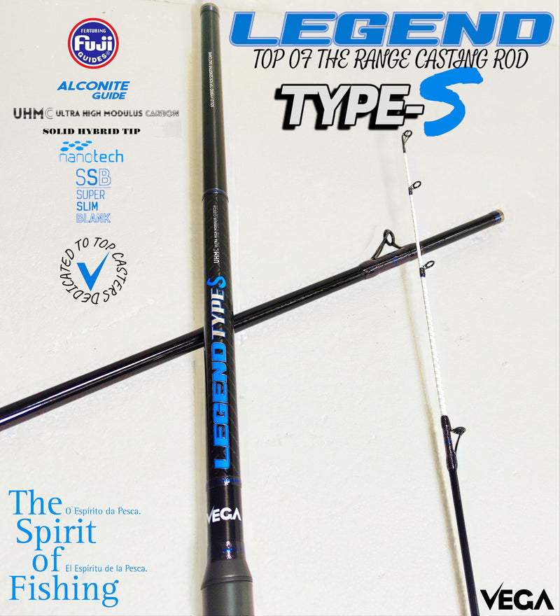 Cana Surfcasting Vega Legend Type-S 4.20m (100-280g) – 3 Secções