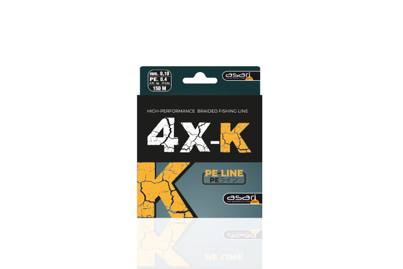 Multifilamento Asari 4X-K 150m Verde Oliva — embalagem
