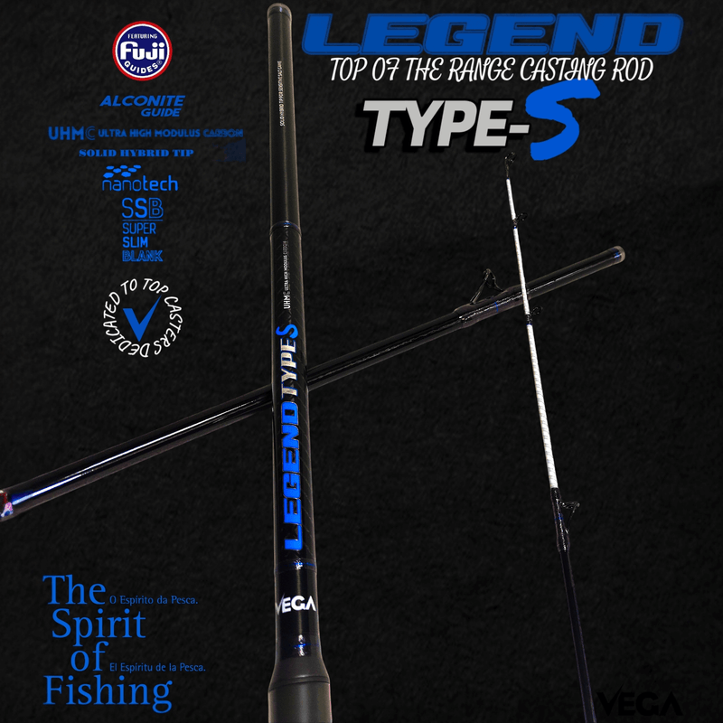 Cana Surfcasting Vega Legend Type-S 4.20m (100-280g) – 3 Secções