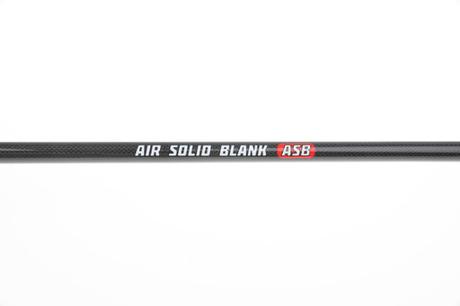 Hart Miura Max-S - Detalhe do blank Air Solid Blank ASB em carbono maciço com microcâmara de ar
