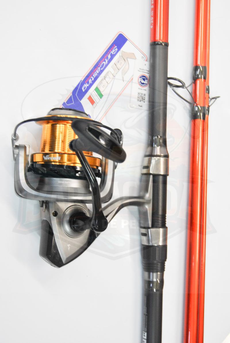 Kit Surfcasting Vercelli (Cana Enygma Scuderia 4.20m + Carreto Oxygen SCA)