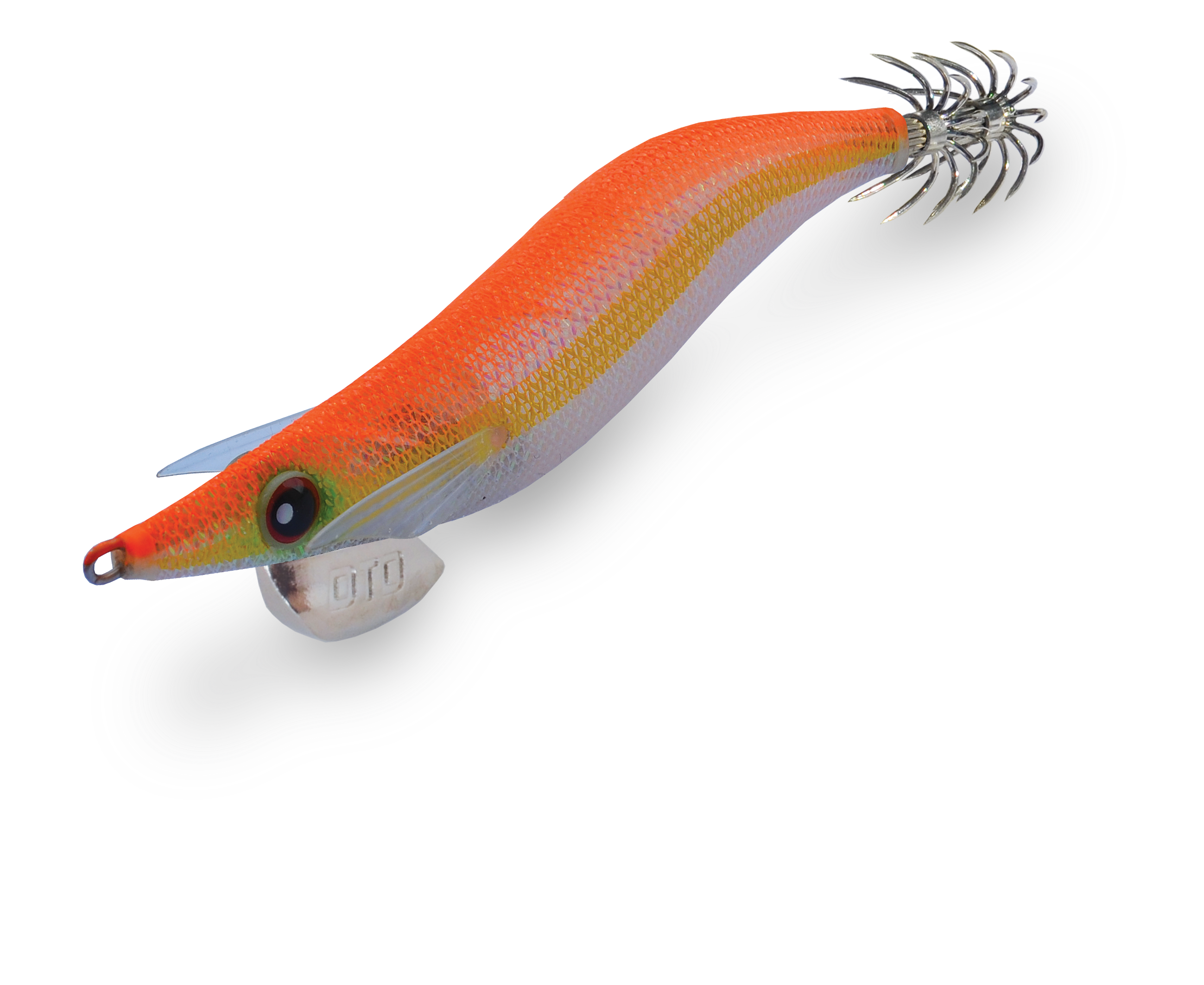 Isca egi DTD Retro OITA 3.0 cor Orange laranja fluorescente corpo luminoso efeito transparente