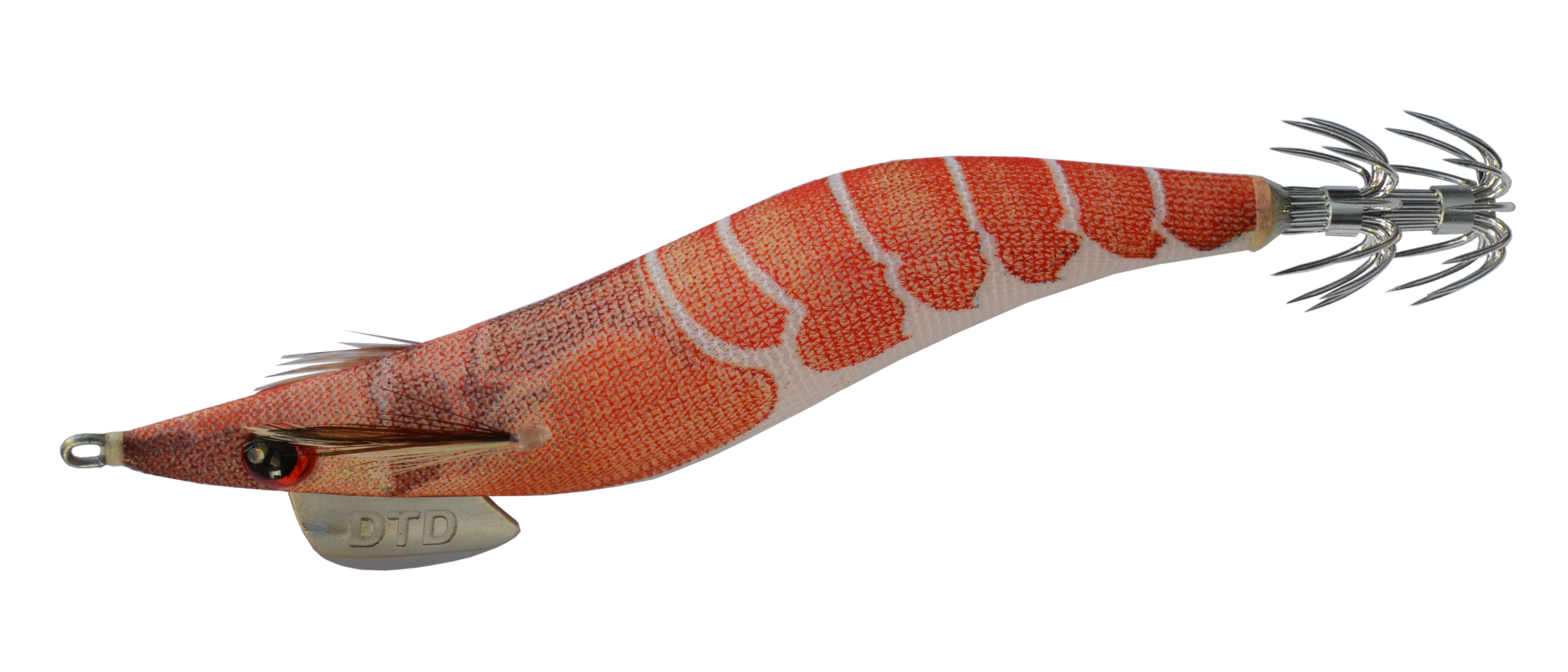 Isca egi DTD Shrimp OITA 3.0 cor Natural Shrimp camarão natural imitação realista corpo luminoso