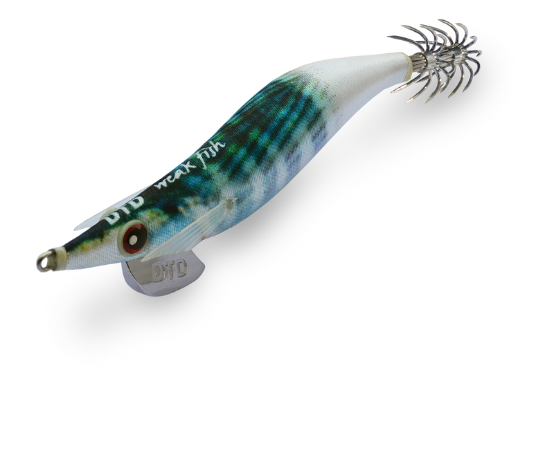 Isca egi DTD Weak Fish EGI 2.5 Bonito cauda branca peixe fraco EFTTEX Budapeste