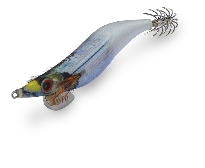 Isca egi DTD Weak Fish EGI 2.5 Orata dourada cauda branca peixe fraco EFTTEX Budapeste