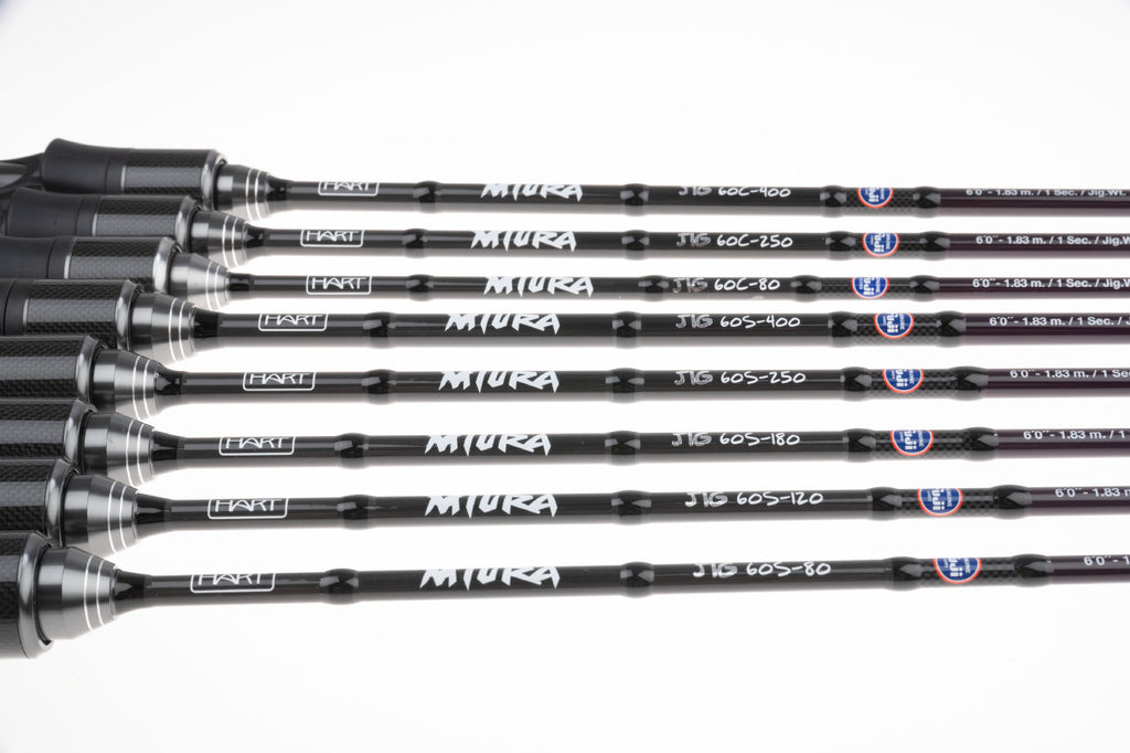 Hart Miura Jig-S gama completa modelos 30-400g jigging vertical fundo
