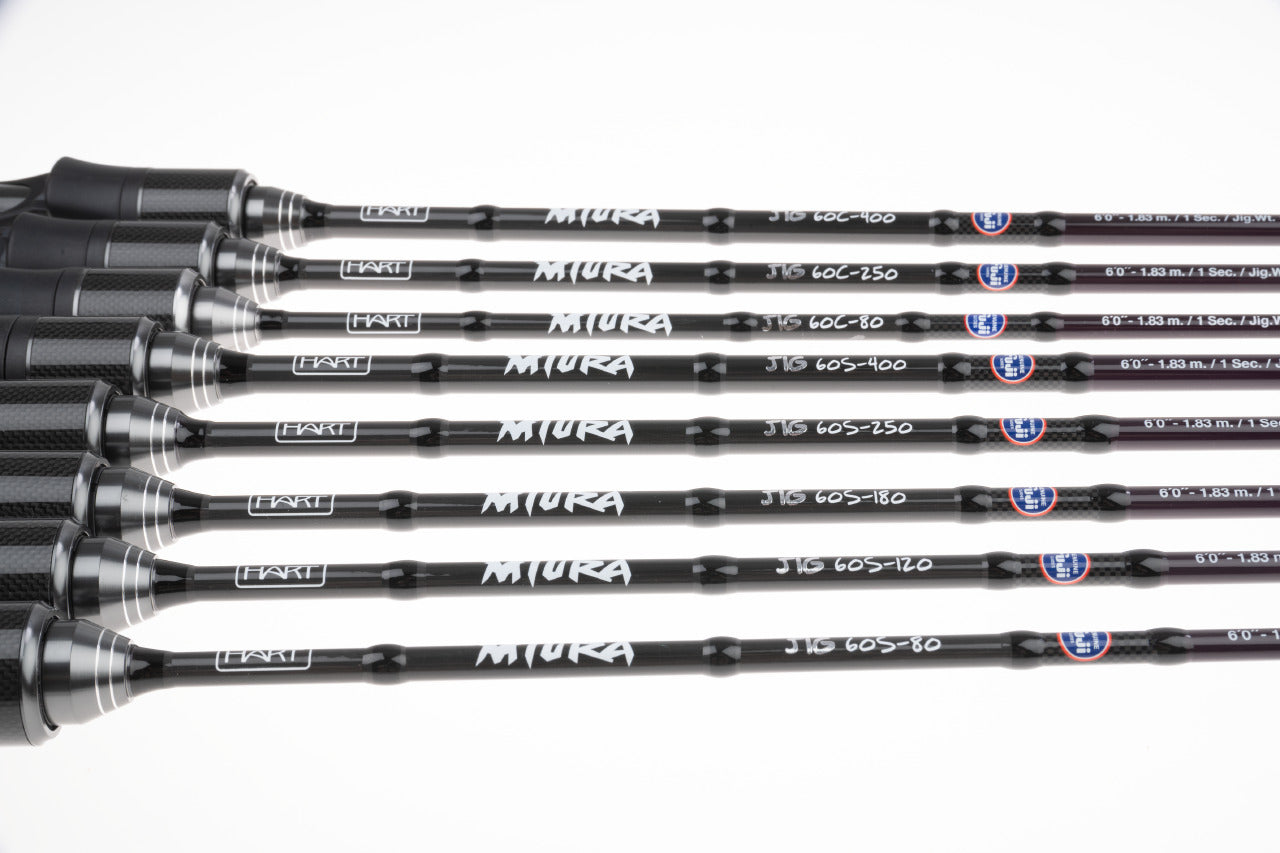 Hart Miura Jig-S gama completa modelos 30-400g jigging vertical fundo
