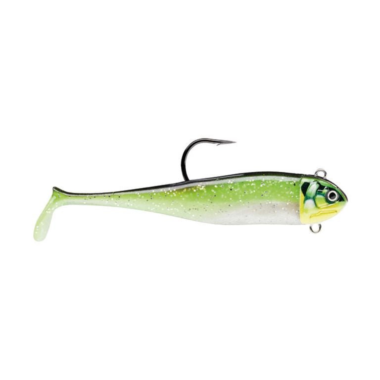 Amostra de Vinil Storm Biscay Minnow 14 cm – 46 g (Cabeça 34 g) - Barracuda Pesca