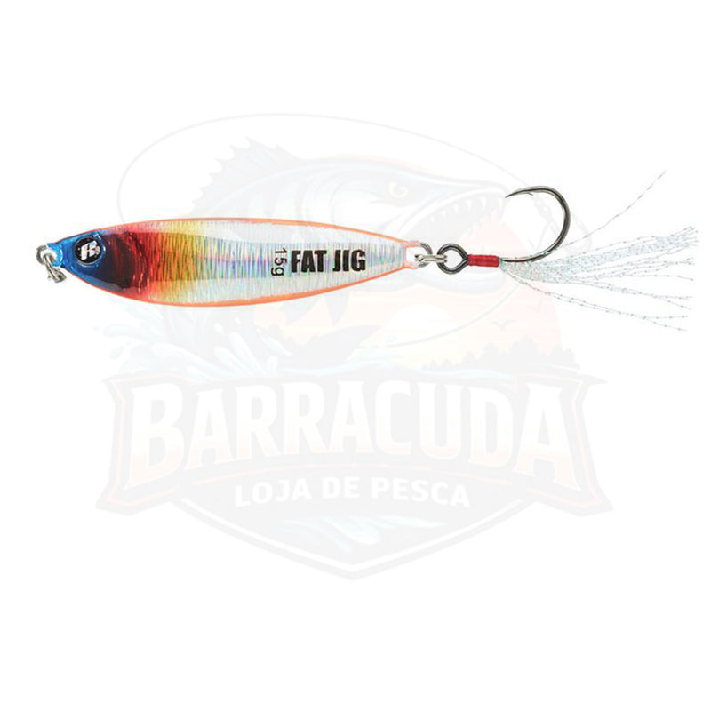 Amostra Metal Jig Ragot Fat Jig 4 cm – 8 g - Barracuda Pesca