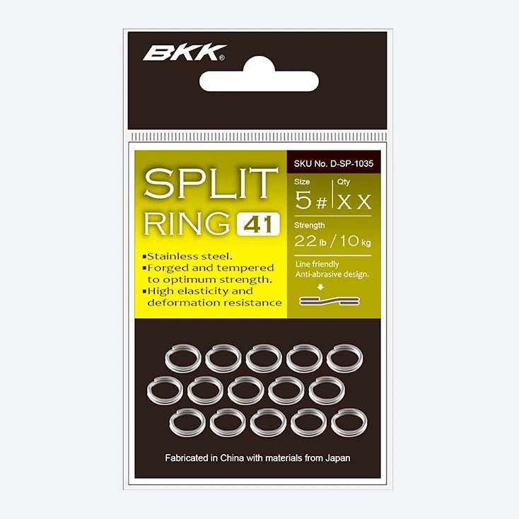 Anéis Partidos BKK Split Ring-41 (Stainless Steel / Polimento Químico) - Barracuda Pesca