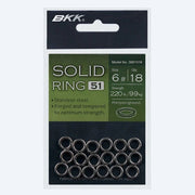 Anéis Solid BKK Solid Ring-51 (Stainless Steel / Jigging Solid Ring) - Barracuda Pesca