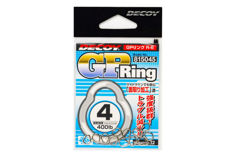 Anéis Solid Decoy GP Ring R-6 (Seamless Solid Ring para Jigging) - Barracuda Pesca
