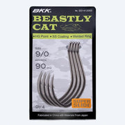 Anzóis BKK Beastly Cat - Anzóis Premium para Peixe-Gato e Grandes Predadores - Barracuda Pesca