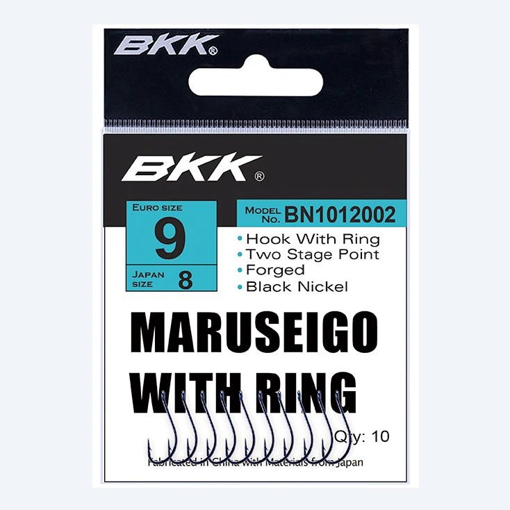 Anzóis BKK Maruseigo-R Diamond (Ringed Maruseigo / Black Nickel) - Barracuda Pesca