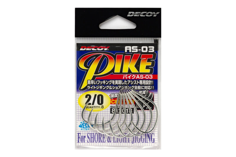 Anzóis Decoy Pike AS-03 (Finesse & Light Jigging) - Barracuda Pesca