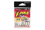 Anzóis Decoy Pike JS-3 Type R (Heavy Wire / Jigging & Pesca às Douradas) - Barracuda Pesca