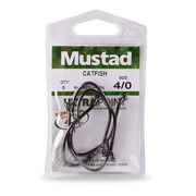 Anzóis Mustad 412NP Skippy Hook - Circle Hook para Peixe-Gato e Esturjão - Barracuda Pesca