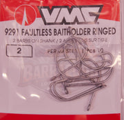 Anzóis VMC 9291 PS Faultless Baitholder Permasteel (10 un.) - Barracuda Pesca