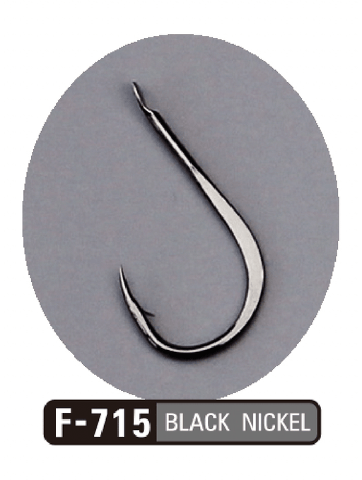 Anzol Sasame Ijika REV F-305 (Black Nickel / Olhal) - Barracuda Pesca