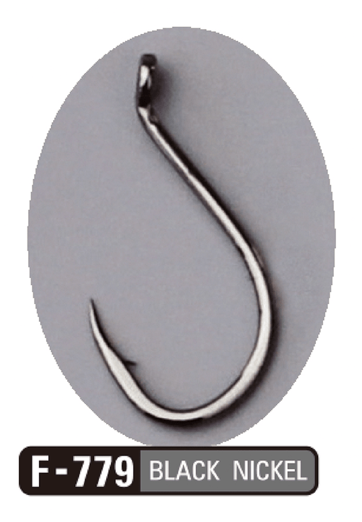 Anzol Sasame Octo Beak F-304 (Black Nickel / Pata Plana / Forjado) - Barracuda Pesca