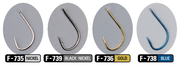 Anzol Sasame Baybay F-715 (Black Nickel / Pata Plana) - Barracuda Pesca