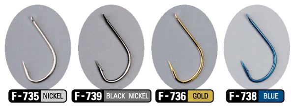 Anzol Sasame Baybay F-715 (Black Nickel / Pata Plana) - Barracuda Pesca