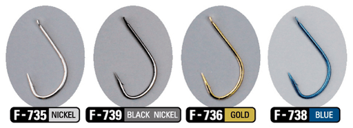 Anzol Sasame Baybay F-715 (Black Nickel / Pata Plana) - Barracuda Pesca