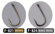 Anzol Sasame Octo Beak F-304 (Black Nickel / Pata Plana / Forjado) - Barracuda Pesca