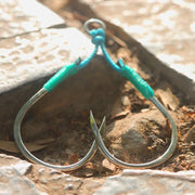 Assist Hook BKK SF Gaff-R M (Pre-Tied Single Assist / Fluorocarbon Core) - Barracuda Pesca