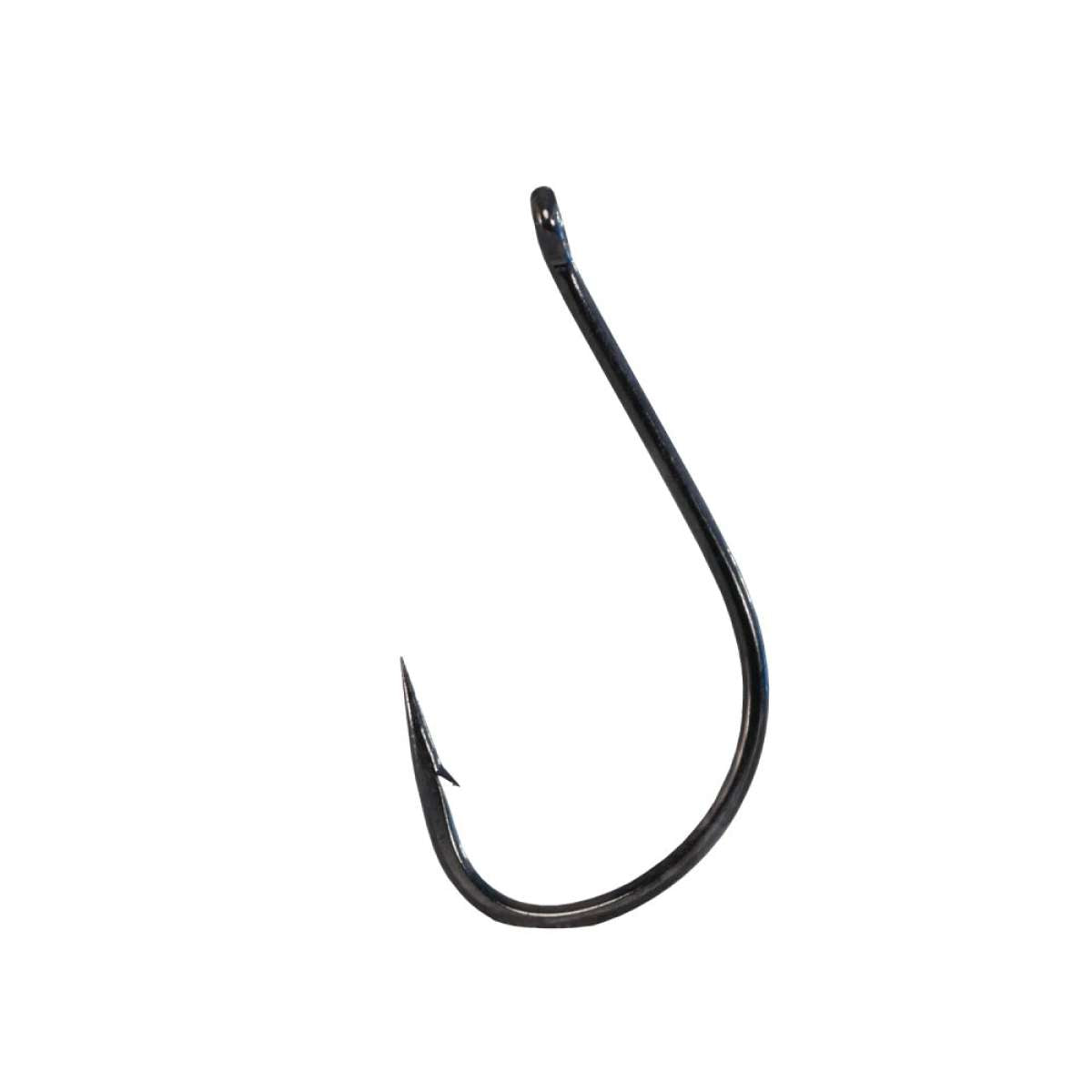 Anzol Yuki AX63 Black Nickel com argola. Leve, fino e muito resistente. Ideal para pesca técnica. Perfeito equilíbrio entre delicadeza e força.