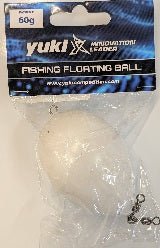Bola Flutuante Branca para Pesca - Barracuda Pesca