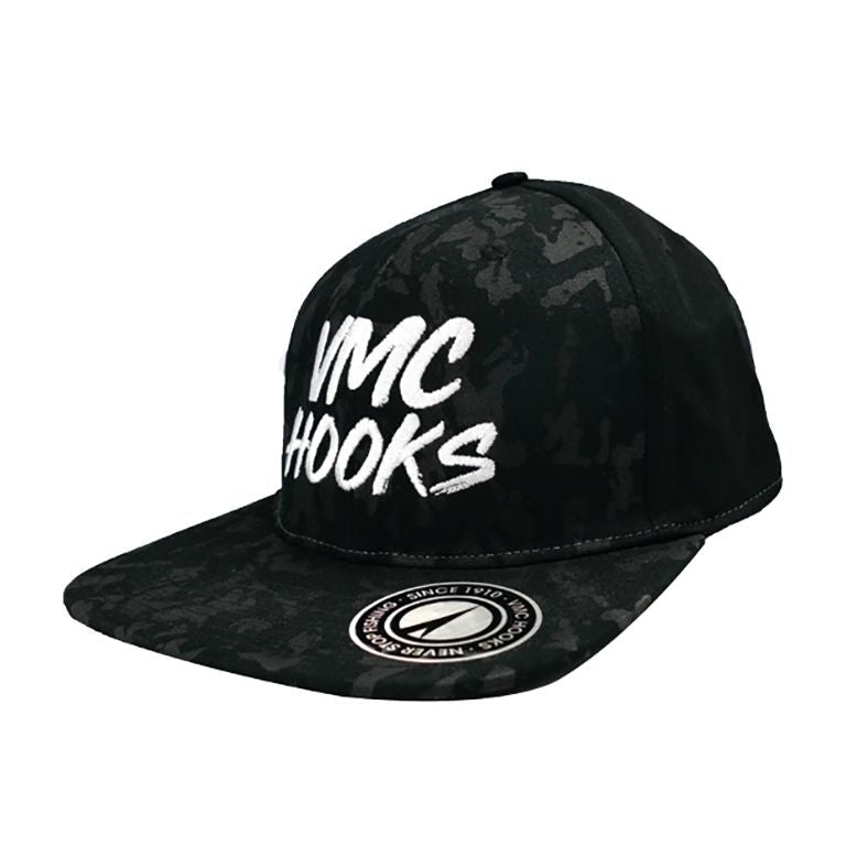 Boné Oficial VMC® Caps Series – Saltwater & Black Flat Brim - Barracuda Pesca