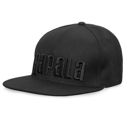 Boné Rapala Black Flat Brim Cap Preto – Aba Reta e Logótipo 3D - Barracuda Pesca