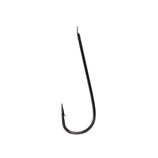 Anzol Yuki BX77 Black Nickel com haste longa sem argola. Forma arredondada ideal para pesca de fundo com minhocas, sardinha, choco e lulas. Made in Japan.