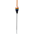 Cabo Sliding - Boia para pesca à boia com corpo colorido laranja, verde e azul, antena laranja e quilha em plástico 