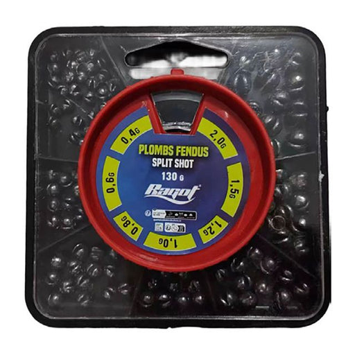 Caixa de Chumbos Fendidos Ragot Split Shot Box 7C 130 g - Barracuda Pesca