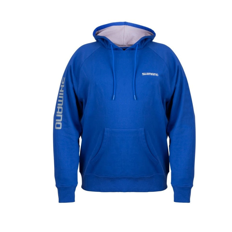 Camisola com Capuz Shimano Pull Over Hoodie Azul - Barracuda Pesca