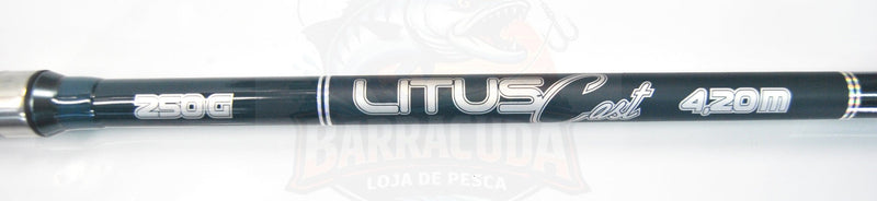 Cana Telescópica Lineaeffe Litus Cast WTG 4.20m (Até 250g) - Barracuda Pesca