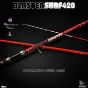 Cana Vega Blaster Surf 4.20m Híbrida (Passadores Fuji / Ação 100-270g) - Barracuda Pesca