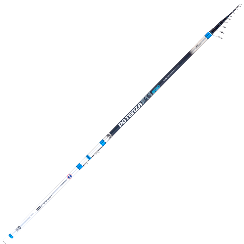 Cana Vega Potenza F11 5.00m (Ação 10-120g / Passadores e Porta-Carretos Fuji / Power Lift 5kg) - Barracuda Pesca