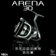 Carreto Spinning Vega Arena 30 - Barracuda Pesca