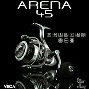 Carreto Spinning Vega Arena 45 - Barracuda Pesca