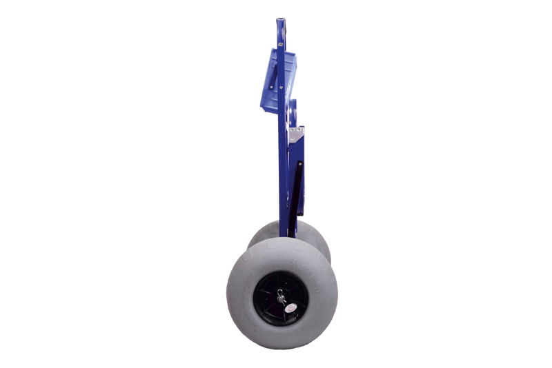 Carrinho Vercelli Trolley - Carrinho Rodas Insufláveis para Areia com Bancada - Barracuda Pesca