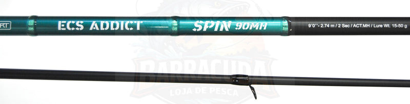 Combo Spinning ECS Addict Spin 90MH (2.74m / 15-50g) + Carreto ECS Addict 4000 - Barracuda Pesca