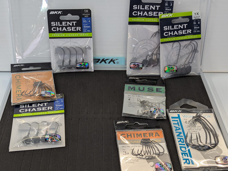 BKK OCD Tackle Box com Anzóis e Jigheads Organizados na Espuma | Barracuda Pesca