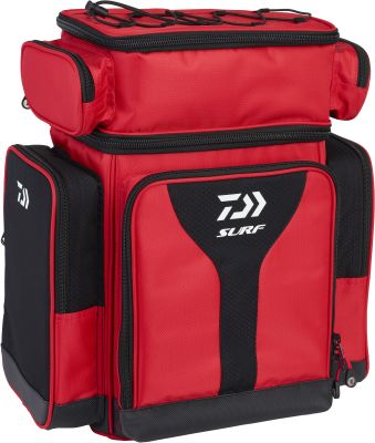 Daiwa Mochila Surf 40L DSSD40 — Mochila Surfcasting Leve e Acolchoada - Barracuda Pesca