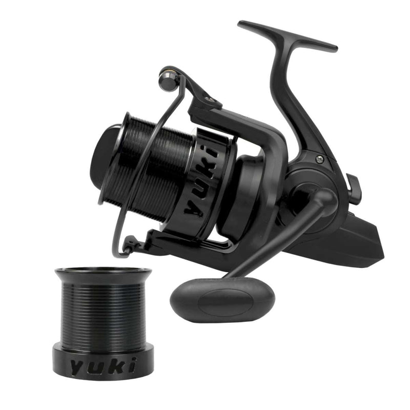 Carreto Yuki Doro Surf 8000 surfcasting 2 bobinas alumínio 8000+12000 rolo titânio