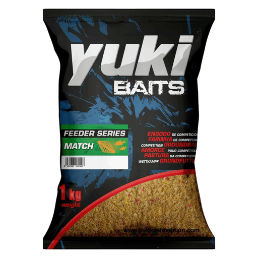 Engodo Yuki Baits Feeder Series Match - Engodo Feeder Água Doce 1kg - Barracuda Pesca