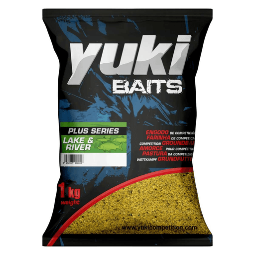 Engodo Yuki Baits Plus Series Lake & River - Engodo Lagos e Rios 1kg - Barracuda Pesca